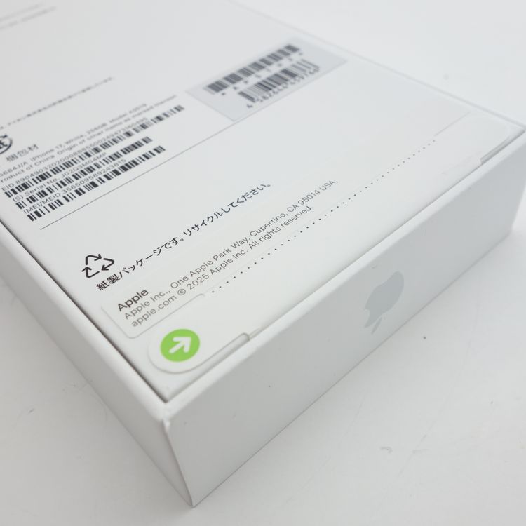 ��SIM�ե꡼��iPhone17 256GB �ۥ磻�� ����̤���� Apple���ȥ���