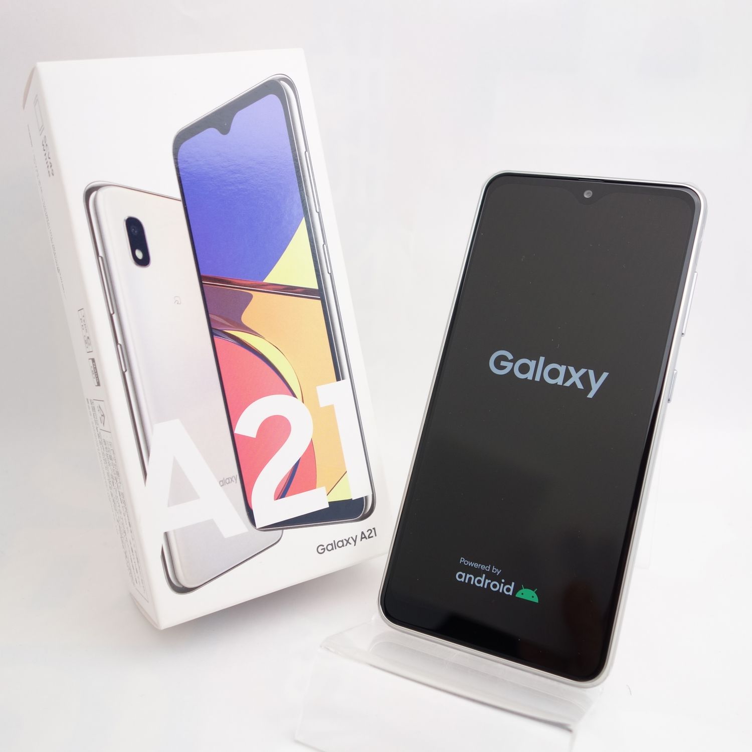 中古】安心保証 甘辛 美品 Galaxy A21 シンプル SCV49 ブラック 