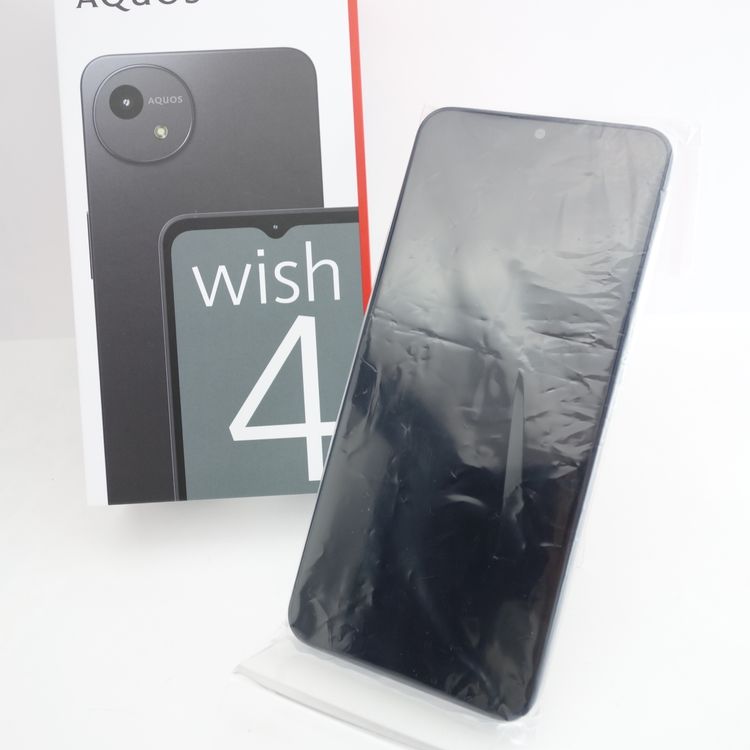 【SIMフリー】AQUOS wish4 A403SH ブラック 利用制限保証 Softbank版