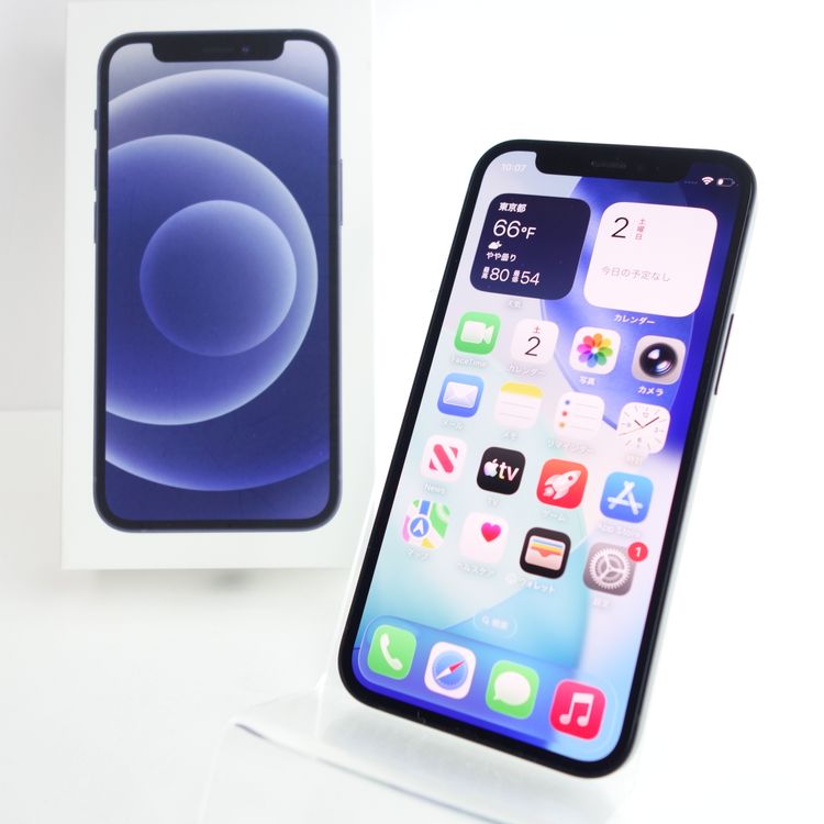 ��SIM�ե꡼��iPhone12 mini 64GB �֥�å� ����85�� Apple���ȥ���