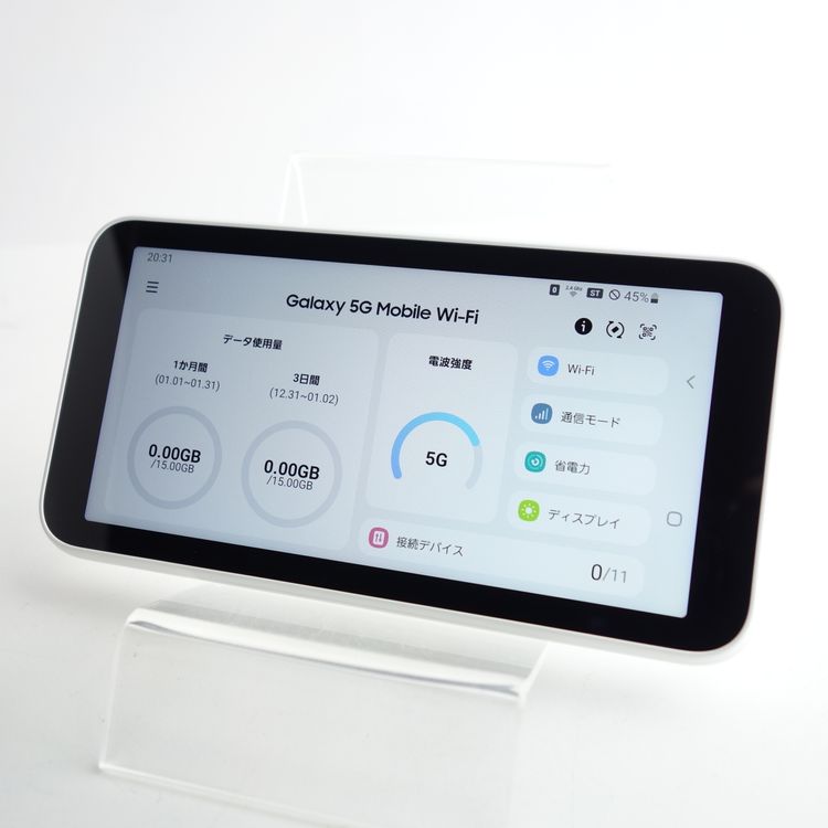 ��SIM�ե꡼��Galaxy 5G Mobile Wi-Fi SCR01 �ۥ磻�� �������¡�