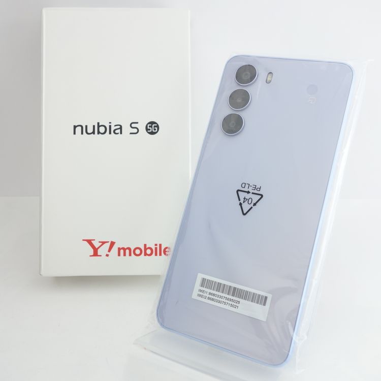 ��SIM�ե꡼��nubia S 5G A403ZT �饤�ȥѡ��ץ� ���������ݾ� Y!mobile��