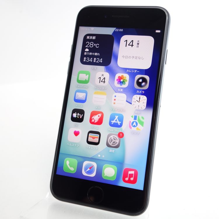 ��SIM�ե꡼��iPhoneSE2 64GB �֥�å� ����94�� Apple���ȥ���