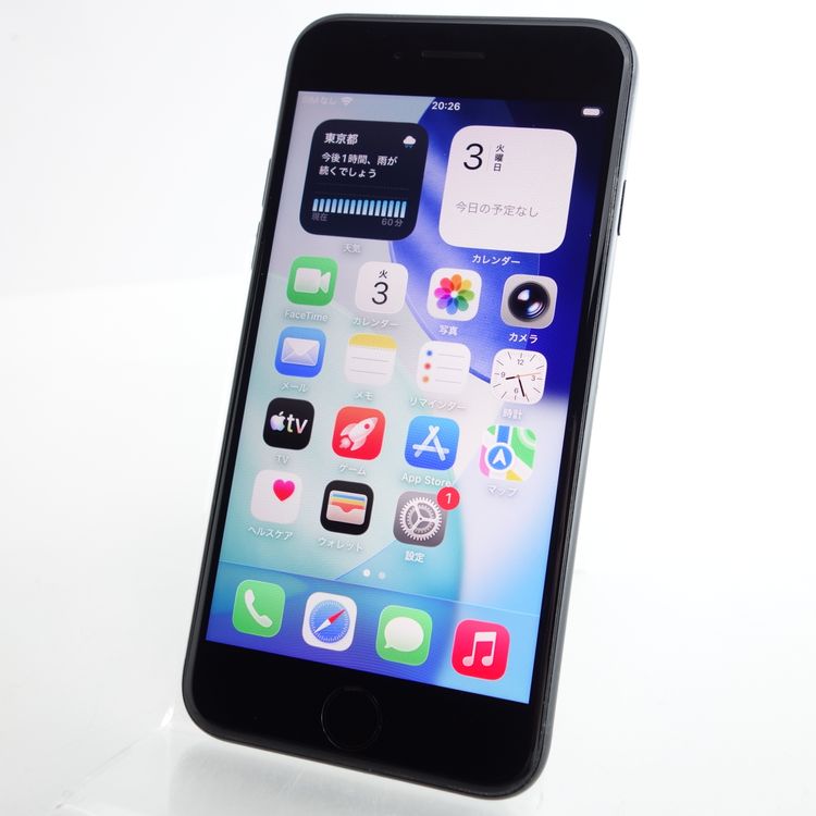 ��SIM�ե꡼��iPhoneSE2 64GB �֥�å� ����84�� �������¡�