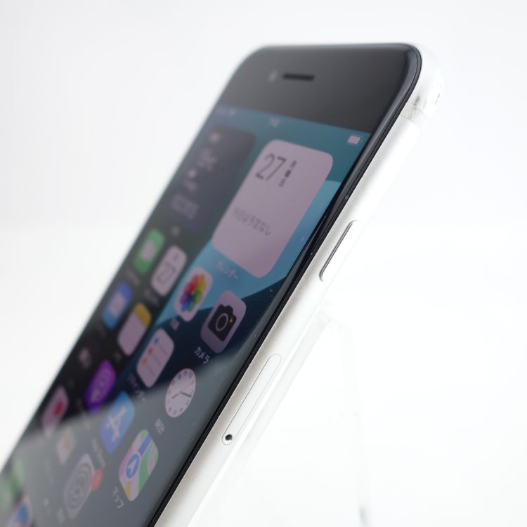 【SIMフリー】iPhoneSE2 64GB ホワイト 電池75% 利用制限〇