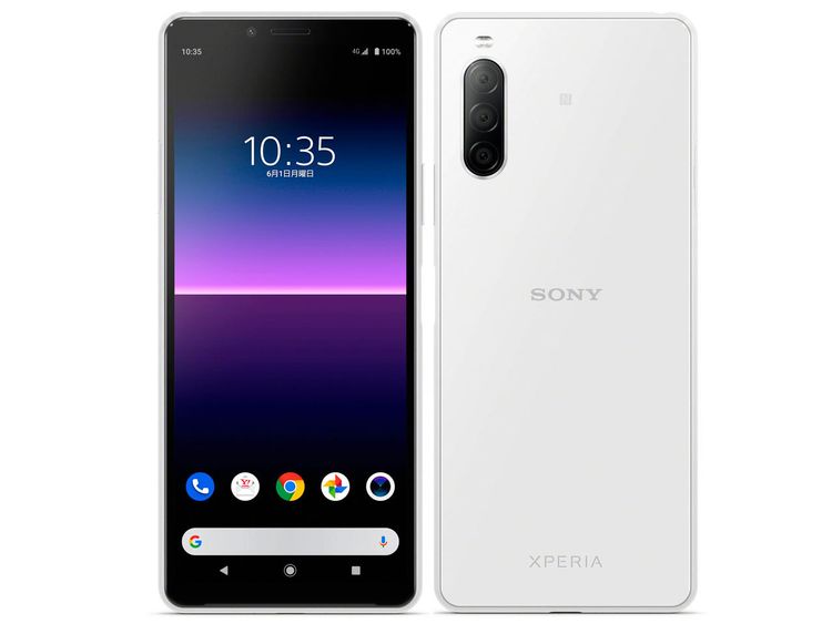 �������꾦�ʡ�SIM�ե꡼Xperia 10 II A001SO 64GB �ۥ磻��