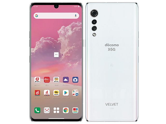 SIMե꡼ LG VELVET L-52A ۥ磻 128GB