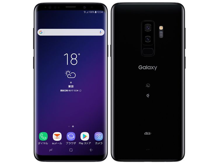 SIM�ե꡼ Galaxy S9+ SCV39 �ߥåɥʥ��ȥ֥�å� 64GB
