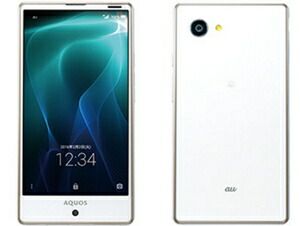 �����ò��������SIM�ե꡼ AQUOS SERIE mini SHV33 16GB �ۥ磻��