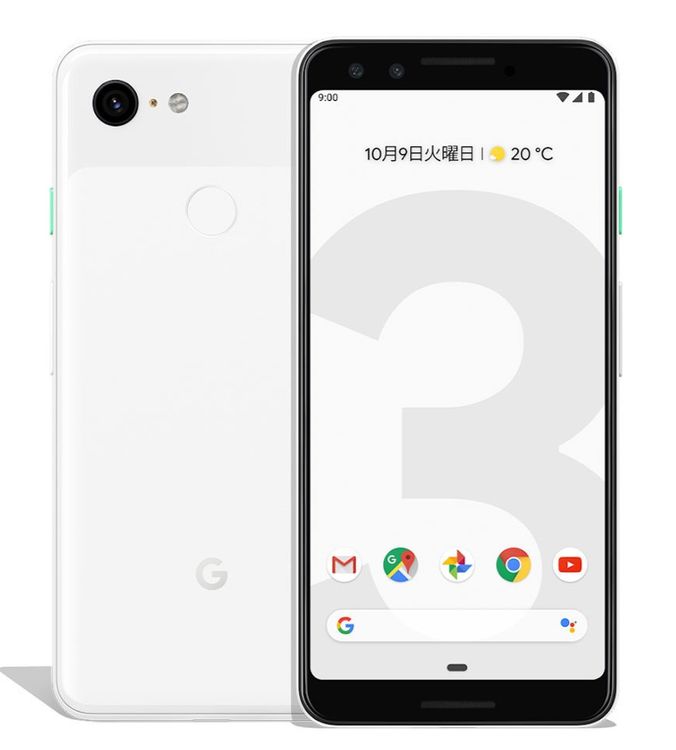 SIM�ե꡼ Google Pixel 3 ���ꥢ�꡼�ۥ磻�� 64GB