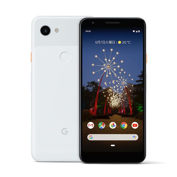 SIM�ե꡼ Google Pixel 3a ���ꥢ�꡼�ۥ磻�� 64GB