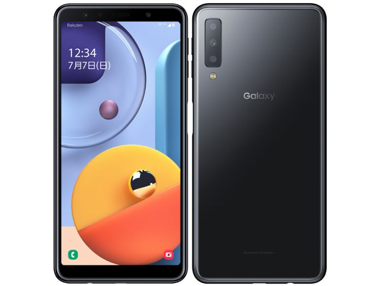 SIM�ե꡼ Galaxy A7 SM-A750C �֥�å� 64GB