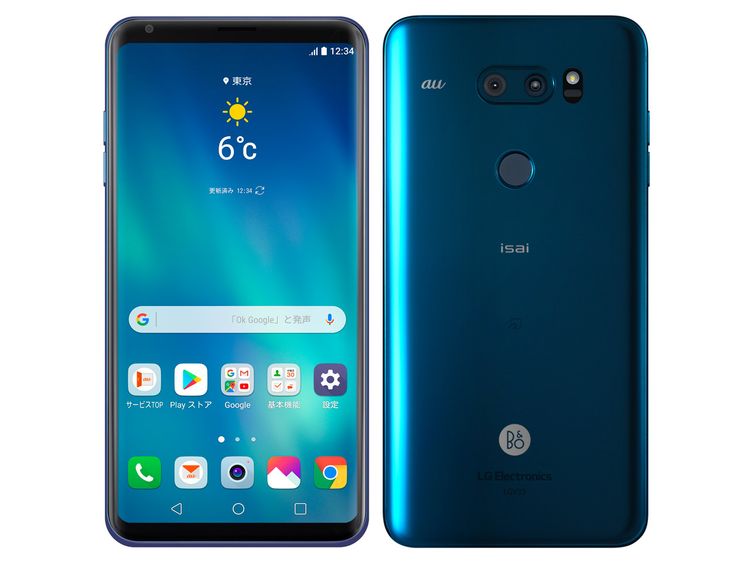 SIMե꡼ isai V30+ LGV35 å֥롼 128GB