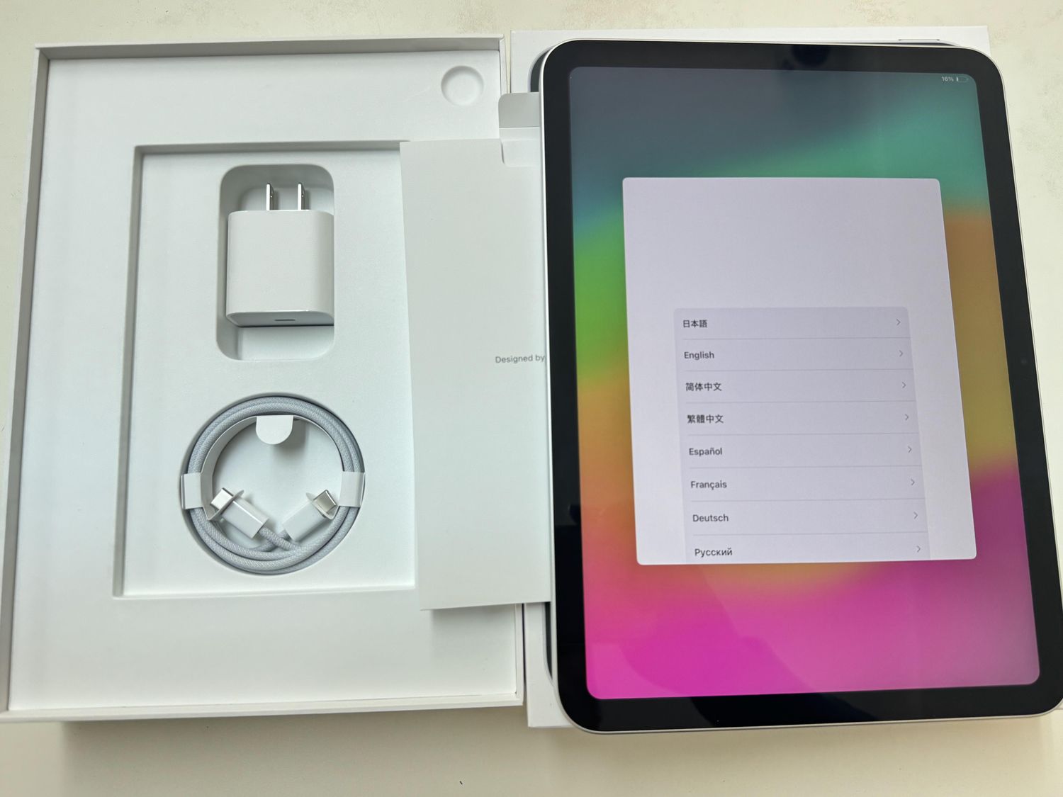 iPad 10世代 64GB シルバー Wi-Fiモデル 純正ケース付き iPad 10世代