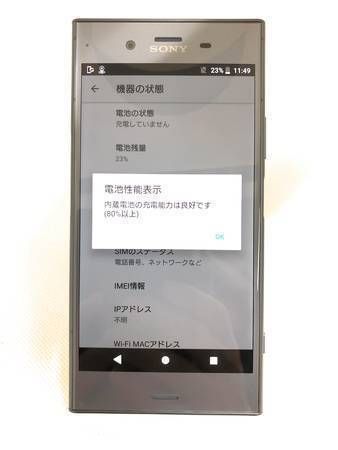 �ڿ���Ʊ�͡�SoftBank Xperia XZ1 701SO  �ࡼ���åȥ֥롼 �Хåƥ꡼��