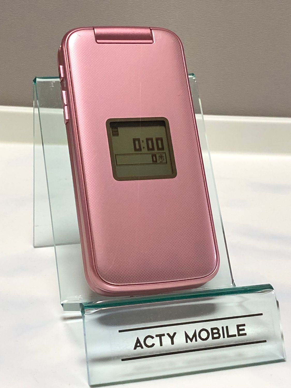 ムスビー｜液晶美品☆ らくらくホン F-02J ピンク ドコモ SIMロック