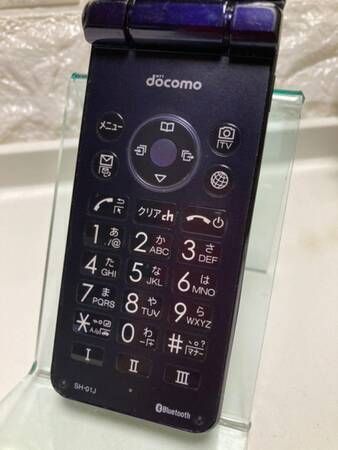 ムスビー｜ドコモ AQUOS ケータイ SH-01J ブルーブラック 判定〇 