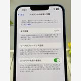 Ÿ au SIMե꡼ iPhone13 128GB ֥롼 Хåƥ꡼100 ʤΤ