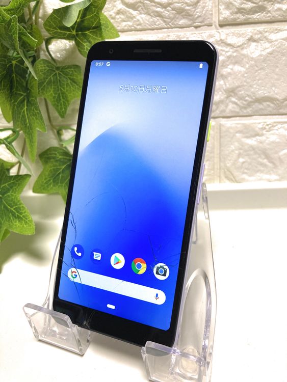 ムスビー｜Google Pixel 3a 64GB ホワイト SIMフリー 割れあり 特価