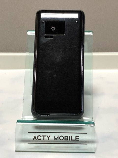 ムスビー｜良品☆ ドコモ 4G携帯 P-01J ブラック SIMロック解除
