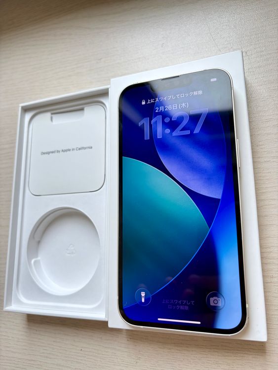 iPhone13 �������饤�� 128GB �Хåƥ꡼��������80%