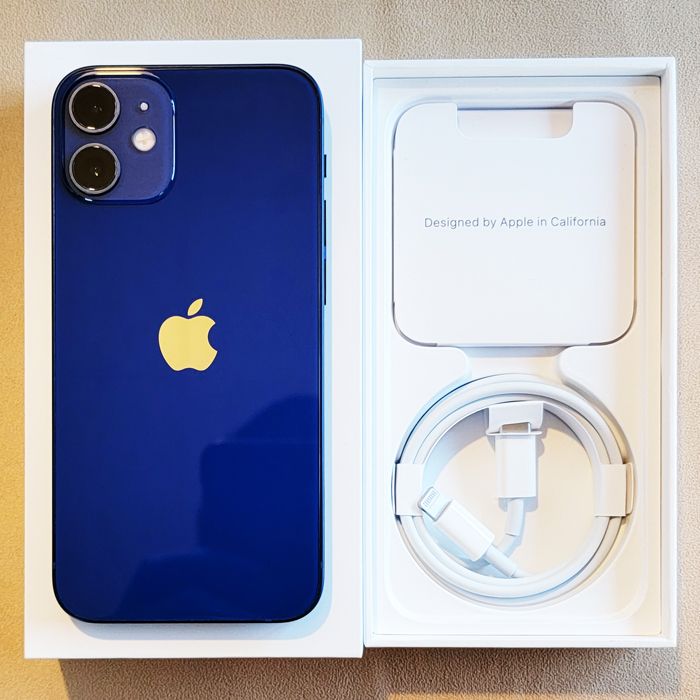 ムスビー｜永久保証 iPhone12 mini 64GB ブルー ソフトバンク 〇 SIM 