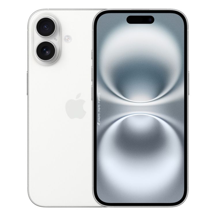 �֥������ iPhone16 128GB �ۥ磻�� ����̵��