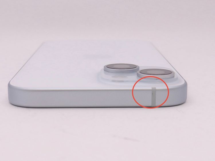 SIM�ե꡼ iPhone15 128GB �֥롼 �Хåƥ꡼����85%
