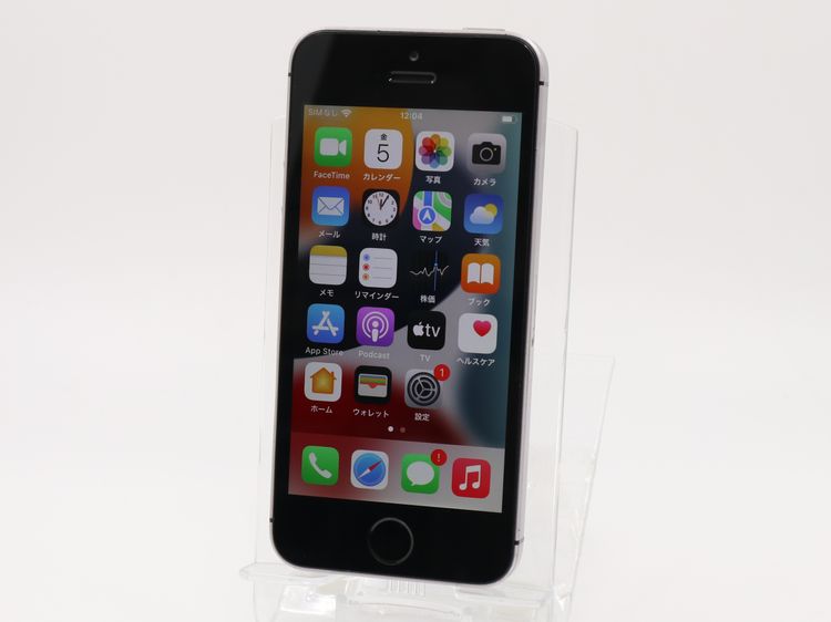 �ڥȡ�������Х����SIM�ե꡼ iPhoneSE 64GB ���쥤 �Хåƥ꡼����100%