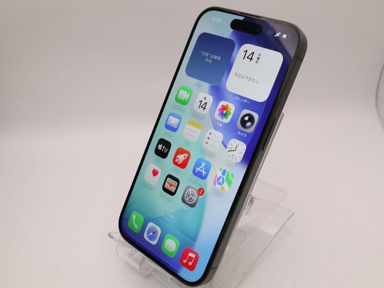 ڥȡХSIMե꡼ iPhone15Pro 128GB ֥å˥ BT93%