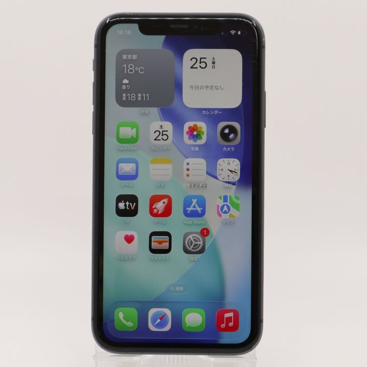 �ڥȡ�������Х����SIM�ե꡼ iPhone11 64GB �֥�å� �Хåƥ꡼����75%
