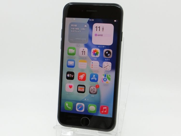 SIM�ե꡼iPhone SE(�裳����) 64GB �ߥåɥʥ��� �Хåƥ꡼����87%