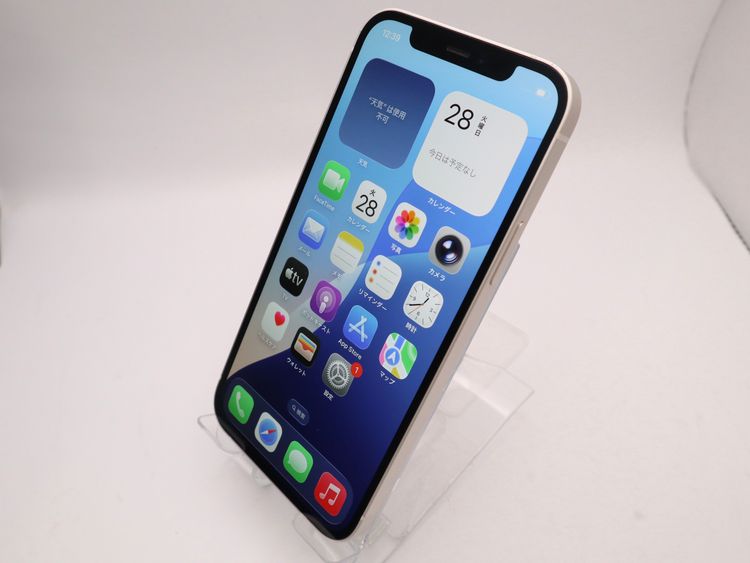 【トーカイモバイル】SIMフリー iPhone12  128GB ホワイト バッテリー状態79%
