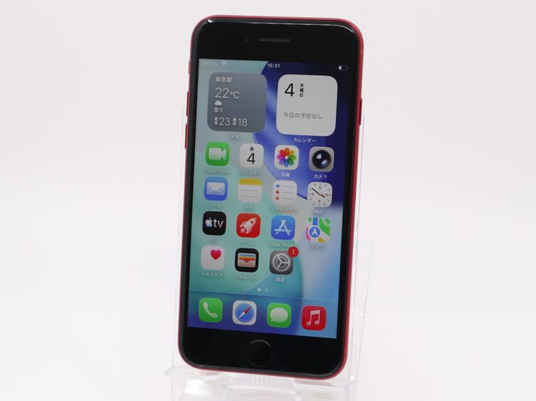 �ڥȡ�������Х����SIM�ե꡼ iPhone SE ��3���� 128GB ��å� BT����80%