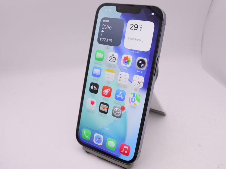 SIM�ե꡼ iPhone13Pro 128GB ������֥롼 �Хåƥ꡼����85%