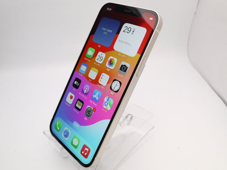 ڥȡХSIMե꡼ iPhone12 64GB ۥ磻 Хåƥ꡼88%