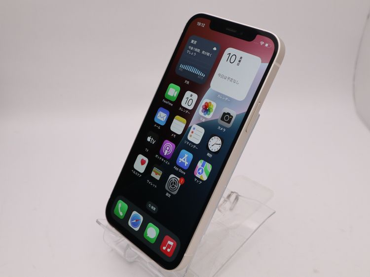 ڥȡХSIMե꡼ iPhone12  128GB ۥ磻 Хåƥ꡼79%