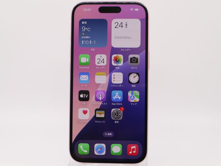 �ڥȡ�������Х����SIM�ե꡼ iPhone15 128GB �ԥ� �Хåƥ꡼����91%