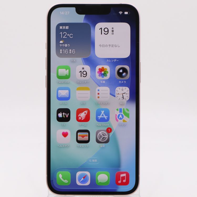 �ڥȡ�������Х����SIM�ե꡼ iPhone13 128GB �ԥ�  �Хåƥ꡼����78%