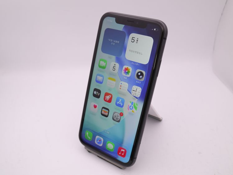 SIM�ե꡼ iPhone11 128GB �֥�å� �Хåƥ꡼����71%