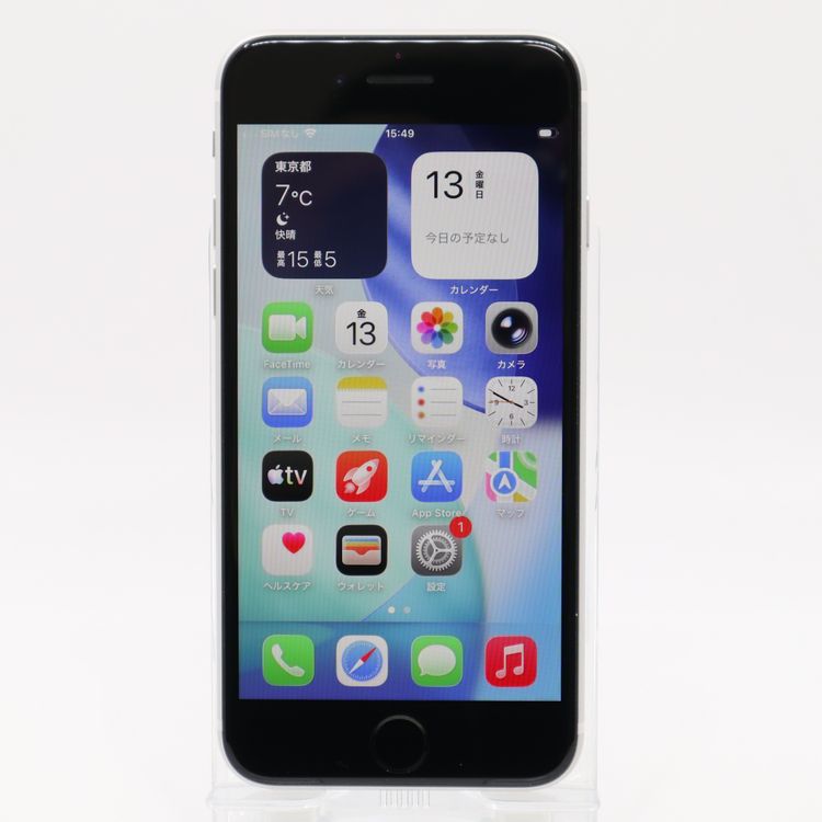 �ڥȡ�������Х����SIM�ե꡼ iPhone SE ��2���� 128GB �ۥ磻�� BT����79%