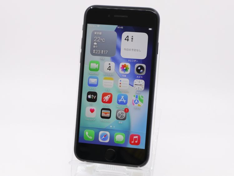 �ڥȡ�������Х����SIM�ե꡼ iPhone SE��2���� 64GB �֥�å� BT����77%