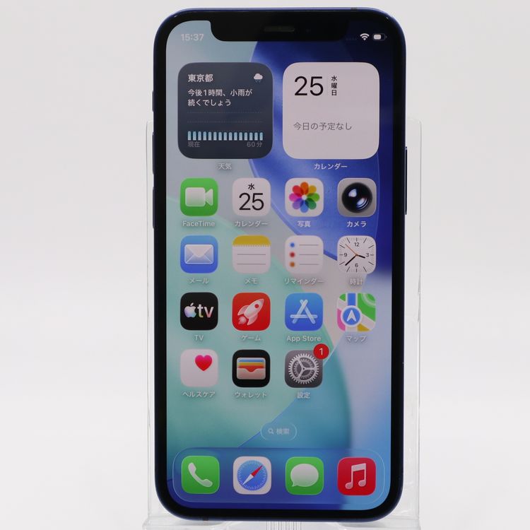 �ڥȡ�������Х����SIM�ե꡼ iPhone12mini 256GB �֥롼 BT����74%