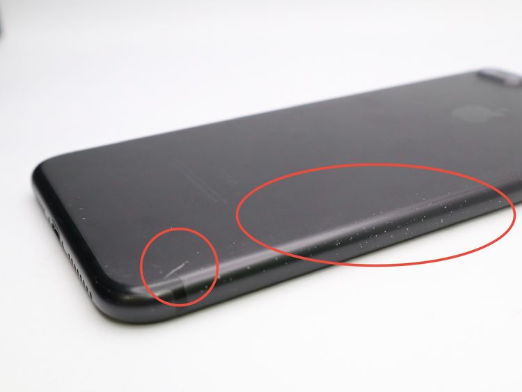 ڥȡХSIMե꡼ iPhone7Plus 256GB ֥å Хåƥ꡼63%