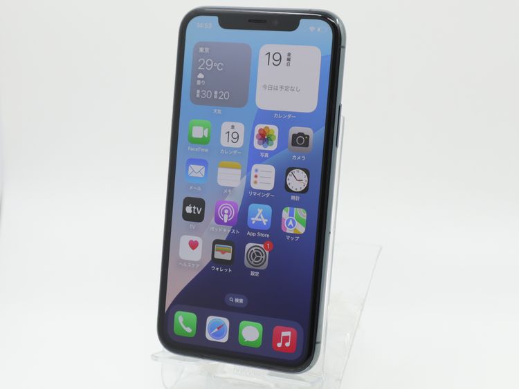 SIM�ե꡼ iPhone11Pro 64GB �ߥåɥʥ��ȥ��꡼�� �Хåƥ꡼����87%