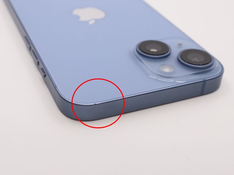 �ڥȡ�������Х����SIM�ե꡼ iPhone14 128GB �֥롼 �Хåƥ꡼����85%