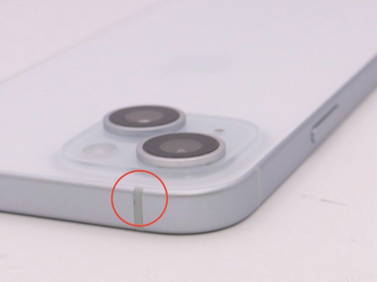 SIM�ե꡼ iPhone15 128GB �֥롼 �Хåƥ꡼����85%