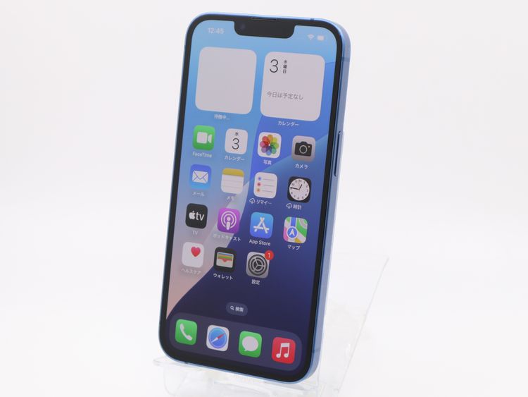 �ڥȡ�������Х����SIM�ե꡼ iPhone13 256GB �֥롼 �Хåƥ꡼����80%