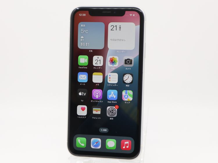 �ڥȡ�������Х����SIM�ե꡼ iPhoneXR 64GB �ۥ磻�� �Хåƥ꡼����89%