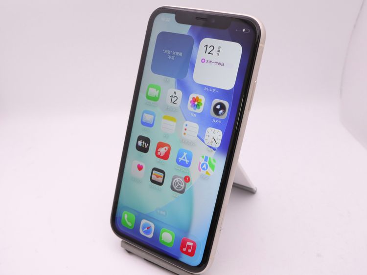 SIM�ե꡼ iPhone11 64GB �ۥ磻�� �Хåƥ꡼����80%